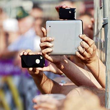 The civilian journalist takes to SnapChat