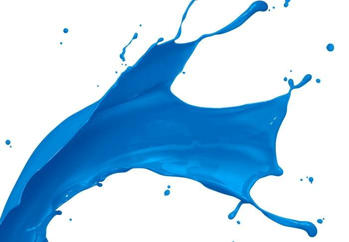 Blue Paint Splash